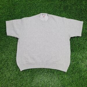 Vintage 80s JERZEES Blank Sweatshirt Women XL 23x24 Boxy USA